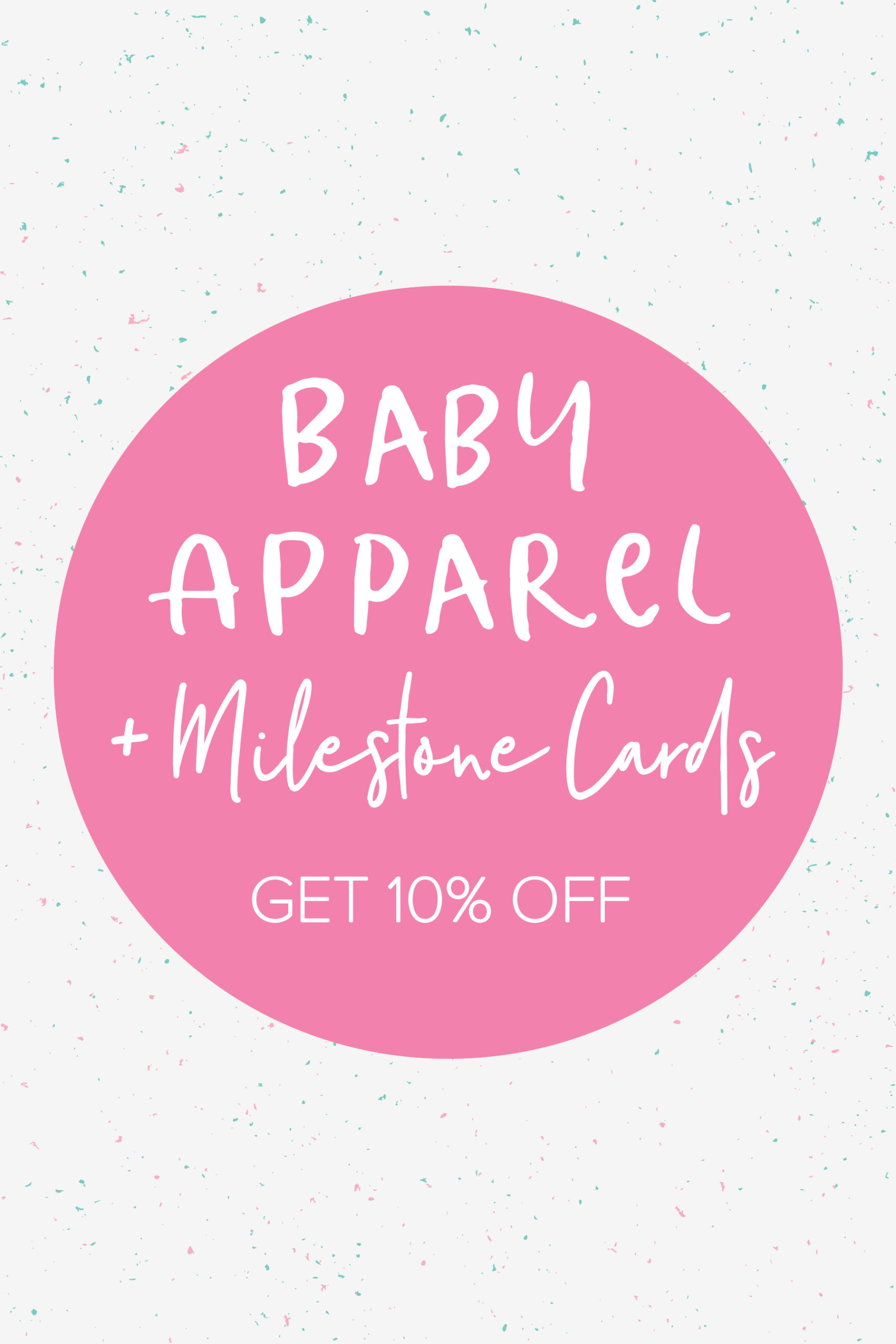 Baby Apparel Milestone Cards Offer