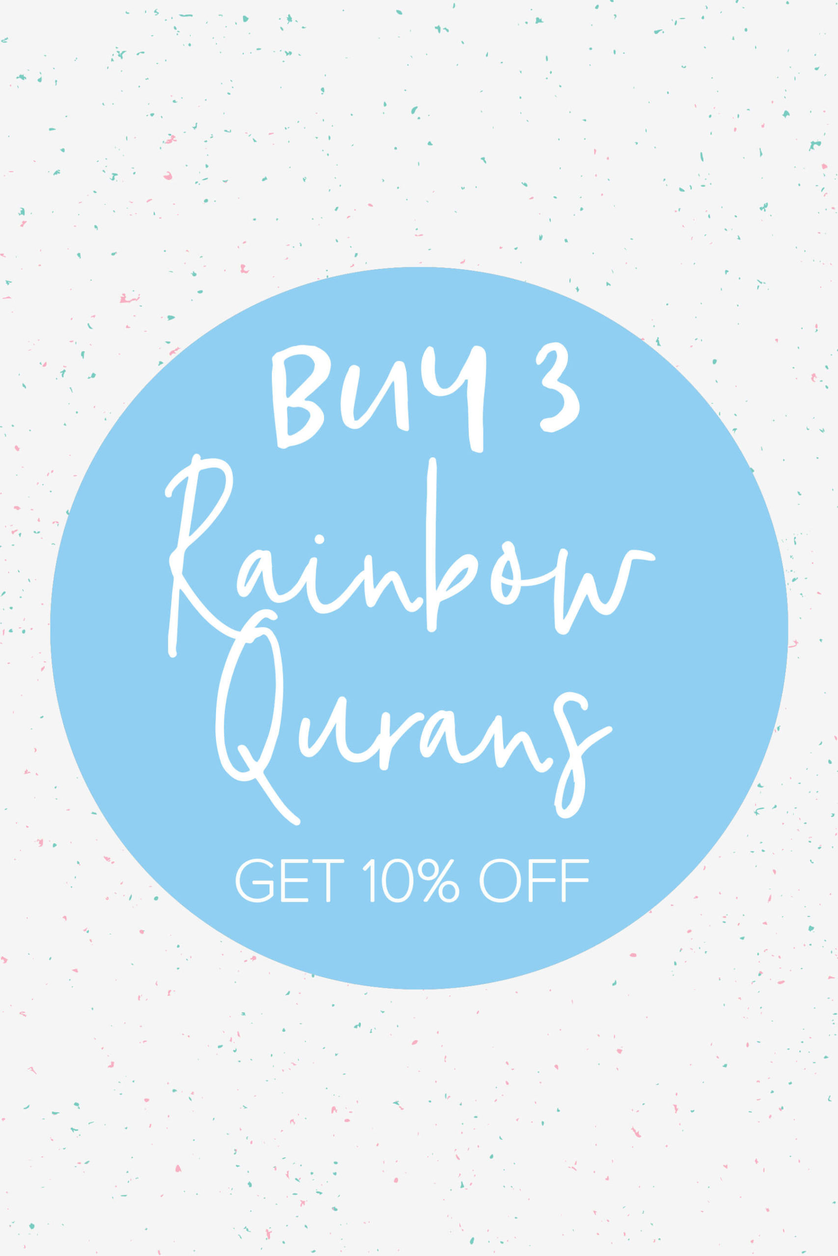 Buy 3 Rainbow Qurans Offer