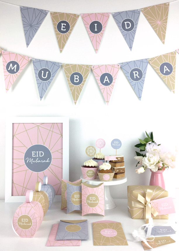 Celebrate Eid Printable decorations.