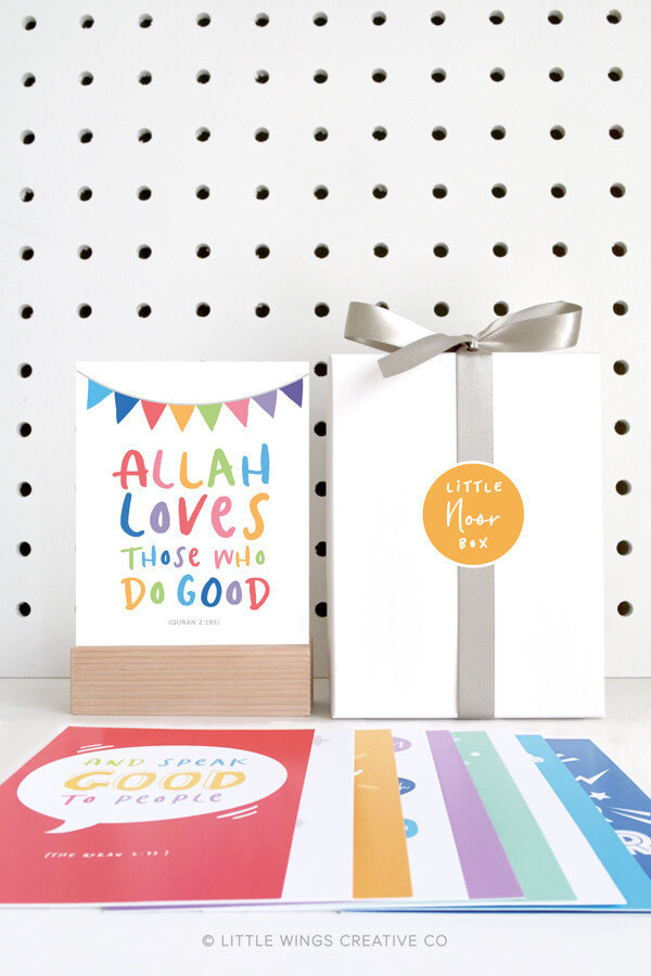 Little Noor Box Islamic Reminders (Rainbow)