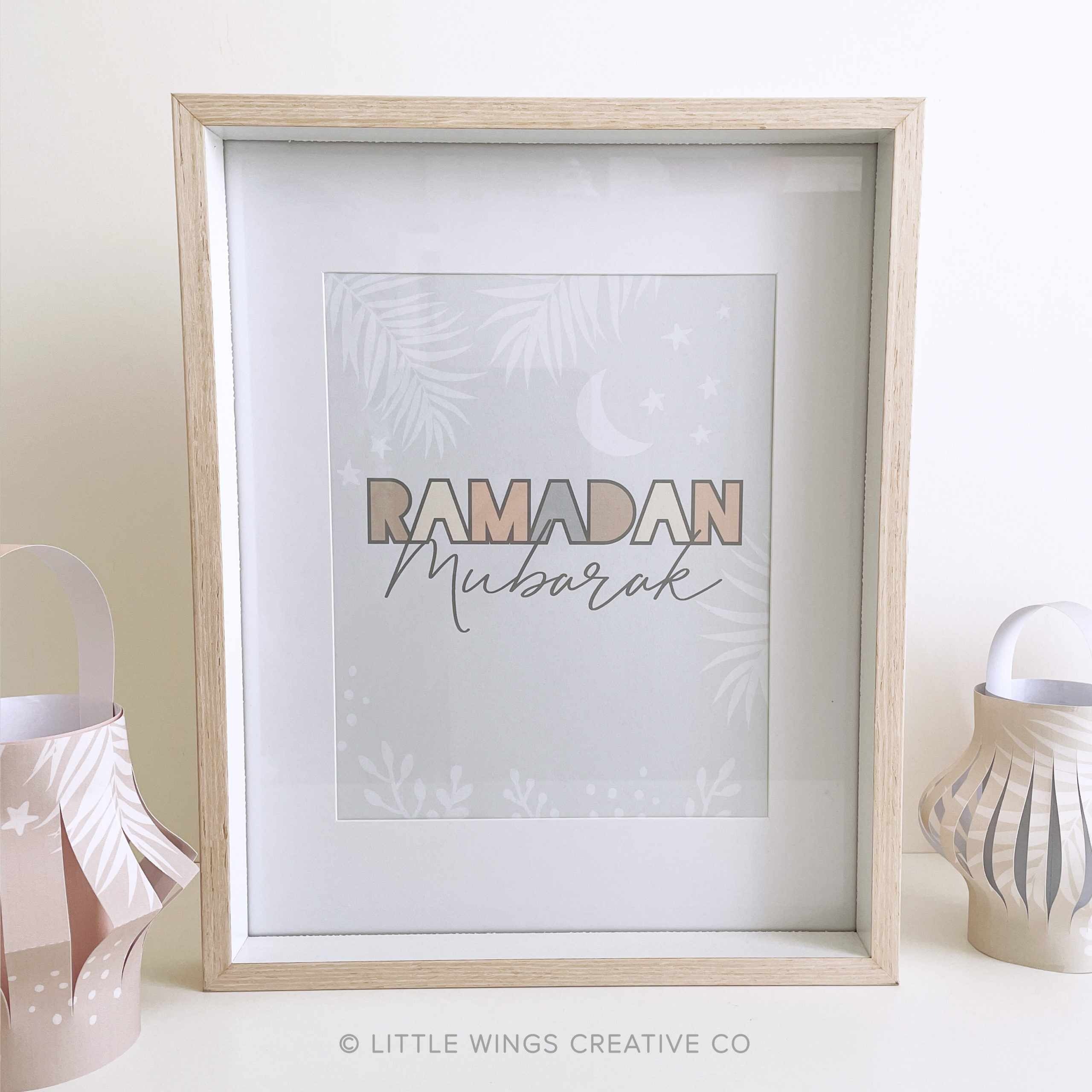 Ramadan Decorative Print Oasis 1
