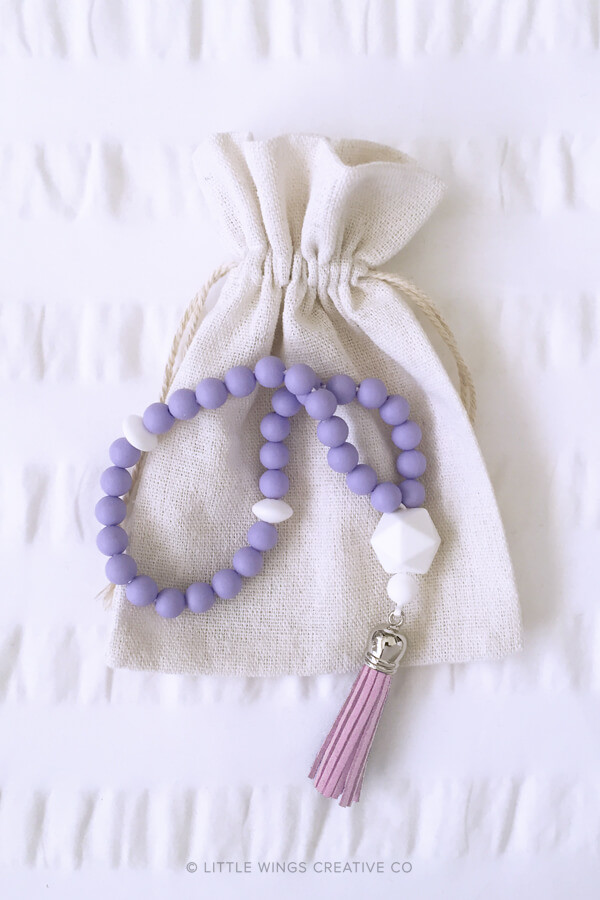 Soft Touch Kids Tasbih Pouch Lavender 2