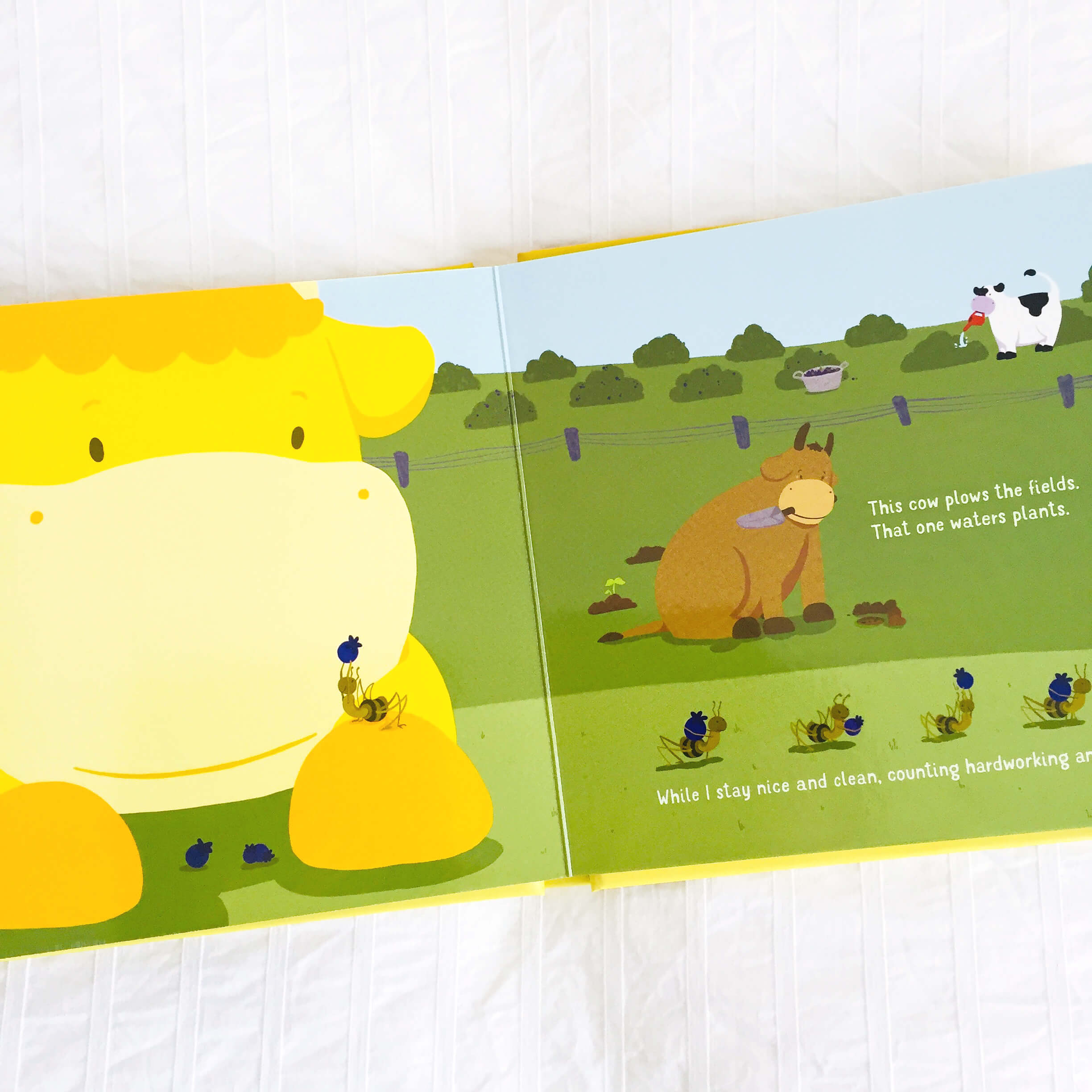 The Yellow Cow Book Spread 2